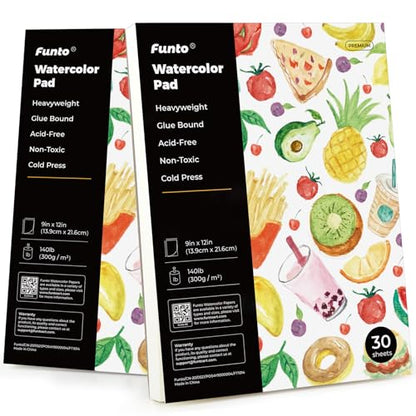 Watercolor Paper Pads (2 Count)