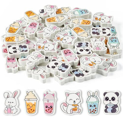 Bubble Tea Mini Erasers Bulk (60 Count)