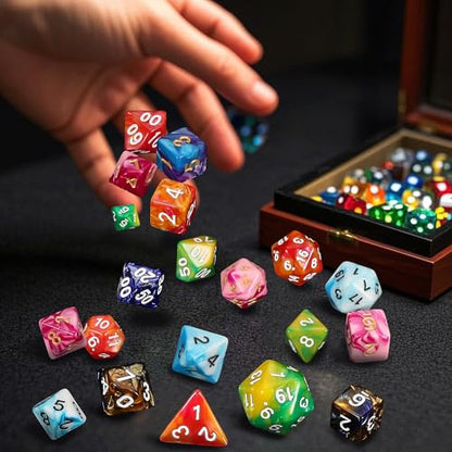 6 Sets Polyhedral Dice (42 Count)