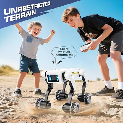 Smart Robot Dog with Wheels