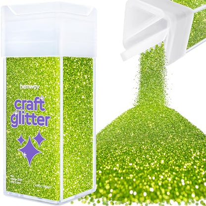 Craft Glitter Shaker Lime Green 110g Ultrafine (4.5 Ounce)