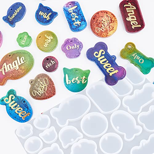 Pet Tag Resin Mold Silicone