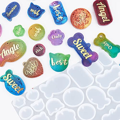 Pet Tag Resin Mold Silicone