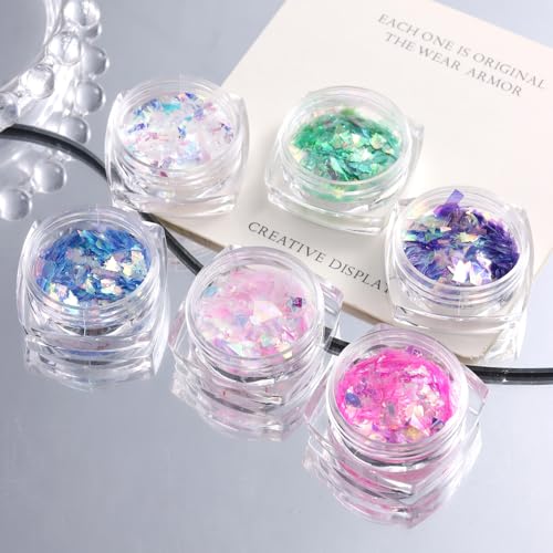Holographic Chunky Glitter Nail Art Sequins