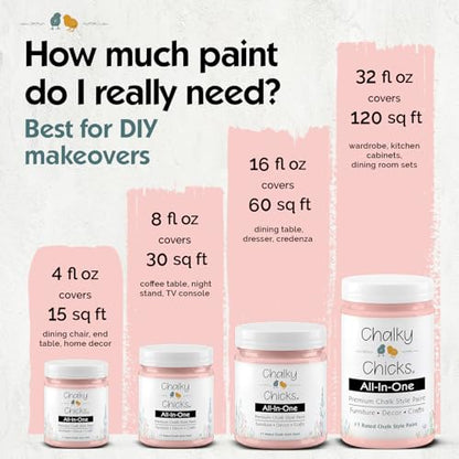 Sweet 16 4 Fl Oz Chalk Paint for Furniture All in One
