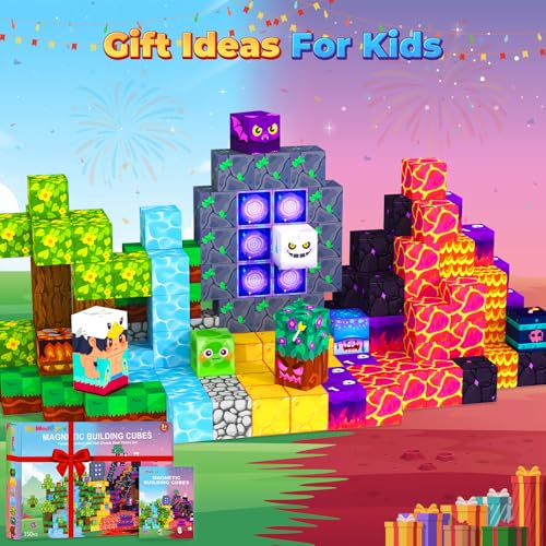 Magnetic Blocks Games Building Toys for 3 (150 Count)