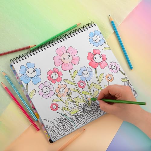 Chill Axolotl Coloring & Collage Activity Set