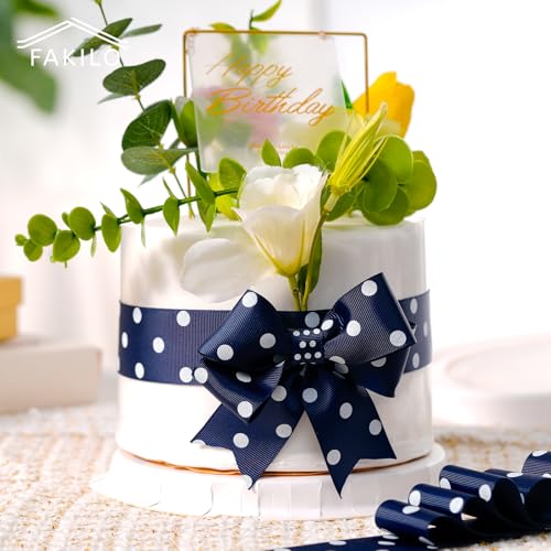 Polka Dot Grosgrain Ribbon 1.5 Inch