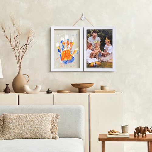 Family Handprint Photo Frame with 12 Paints & 12 Pens