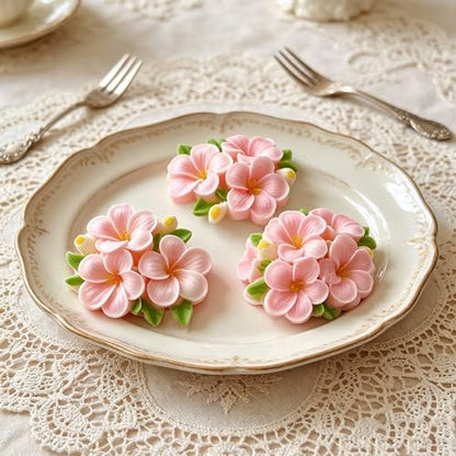 2 Pcs Plumeria Candle Molds (2 Count)