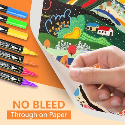 100 Pack Acrylic Paint Pens (100 Count)