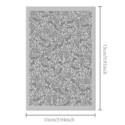 Autumn Leaves Polymer Clay Texture Mat