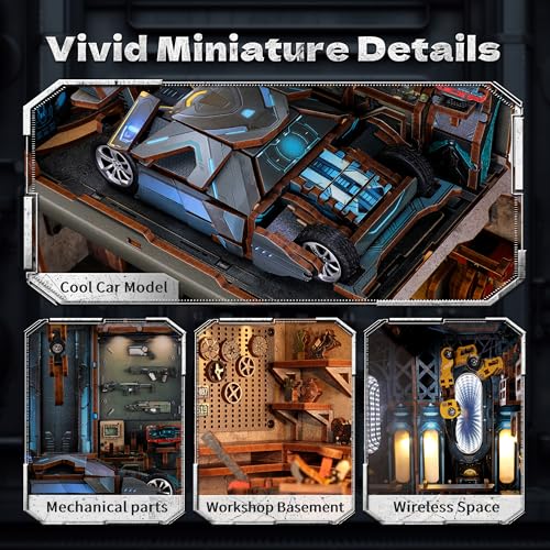 3D Wood Puzzle Book Nook Kit