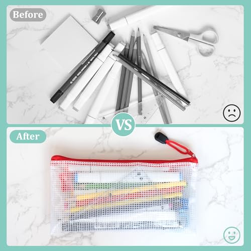9pcs Small Zipper Pouch (9 Count)