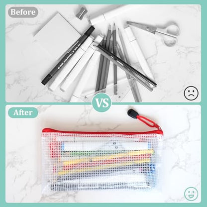 9pcs Small Zipper Pouch (9 Count)