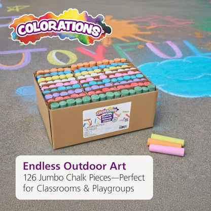 Jumbo Washable Chalk (126 Count)