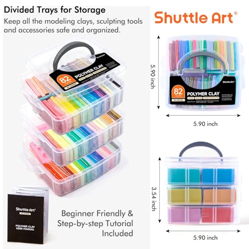 82 Colors Polymer Clay Kit