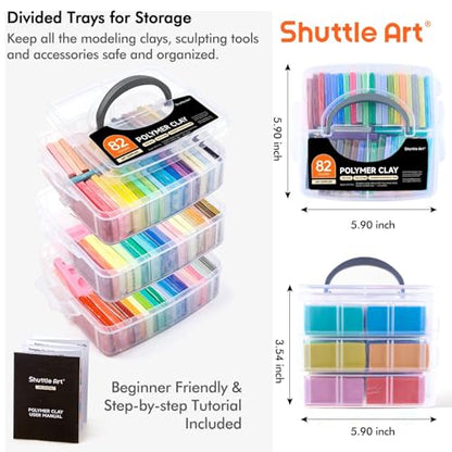 82 Colors Polymer Clay Kit