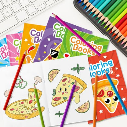 Pizza Coloring Book (24 Count)