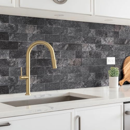 100 Pieces Peel and Stick Backsplash for Kitchen (12.5 Sq Ft)