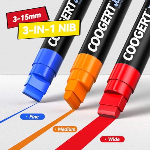 3Pcs Coffee Jumbo Poster Markers