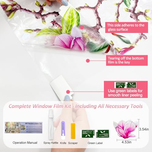 Window Privacy Film Stain Glass Window Film Rainbow Window Film Window clings Non