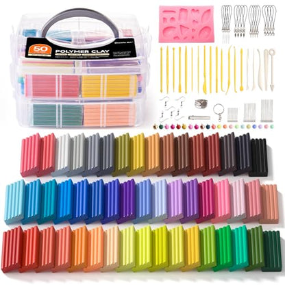 Polymer Clay Kit (50 Count)