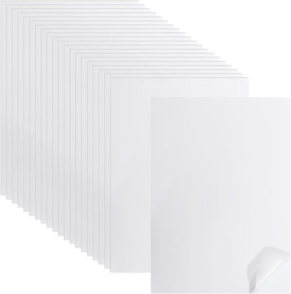 GLOBLELAND 20 Sheets A4 Printable Washi Sticker Paper Translucent Self-Adhesive Paper Handbook DIY Stickers for Printer Diary Album Notebook Scrapbooking Card DIY Arts and Crafts