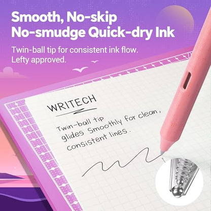 Black Ink Gel Pens (8 Count)