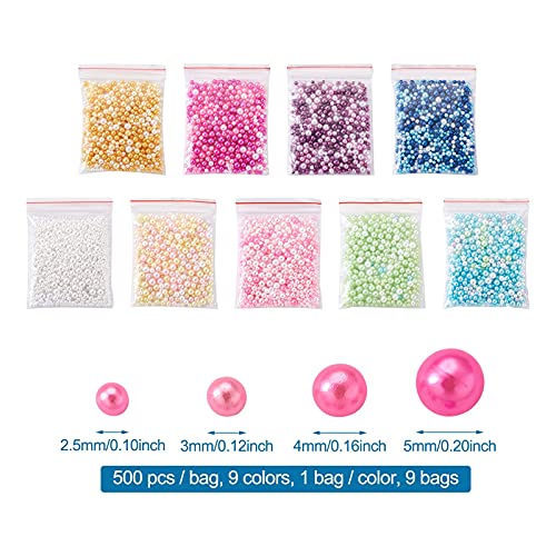 3300Pcs Resin Bubble Beads No Hole 2.5 (4500 Count)