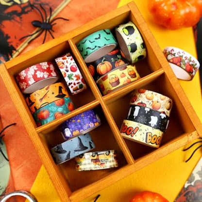 Halloween Washi Tape Set 16 Rolls (160 Foot)