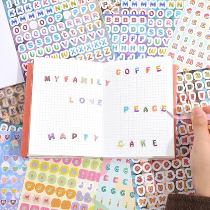 3000+ Pcs Alphabet Sticker for Journaling