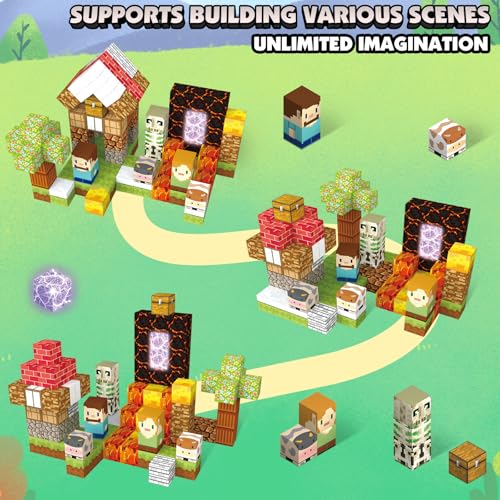 100pcs Magnetic Blocks for Kids 3+ (100 Count)