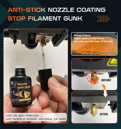 Essential 3D Printing Accessories Kit Includes 3D Printer Glue Sticks Adhesive for Hot Bed