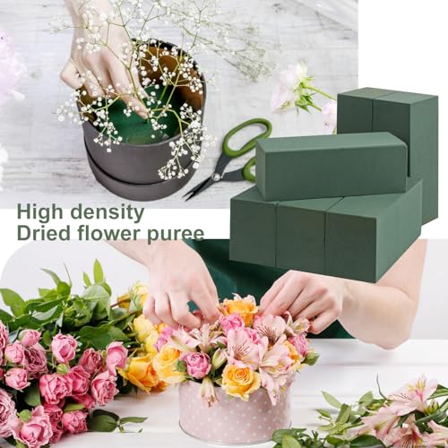8 PCS Green Floral Foam Blocks