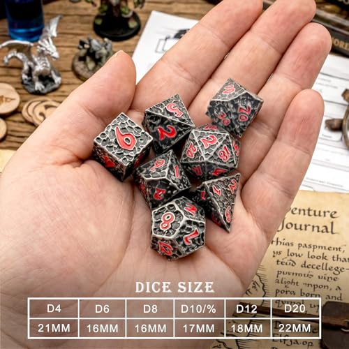 Metal DND Dice Set