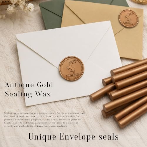 Antique Gold Sealing Wax Stick (12 Count)