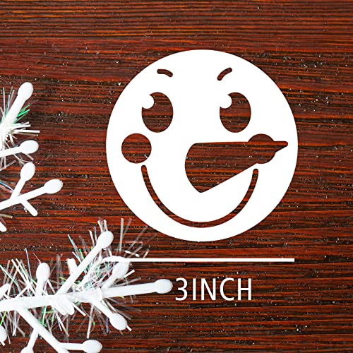 Scarecrow Snowman Face Stencils (20 Count)