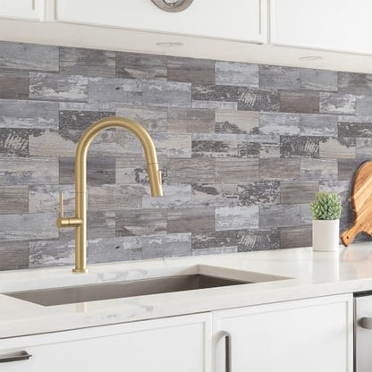 4 Pieces Peel and Stick Backsplash for Kitchen