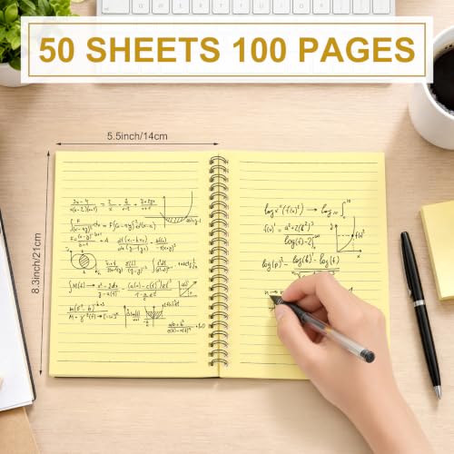 6 Pcs Spiral Notebooks (6 Count)
