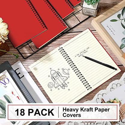 18 Pcs Spiral Notebooks (18 Count)