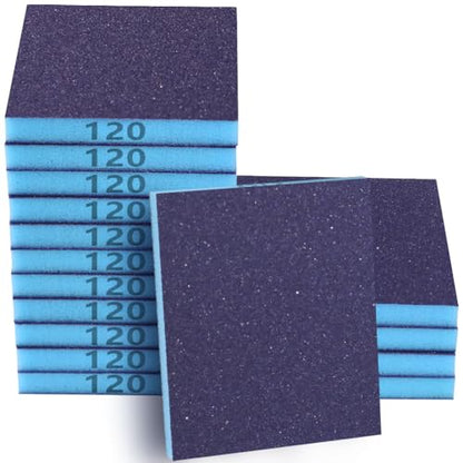16 Pack 120 Grits Sanding Sponge Medium Sanding Block (16 Count)