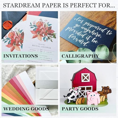 Cardstock Warehouse Stardream Opal Ivory Cardstock Paper (25 Count)
