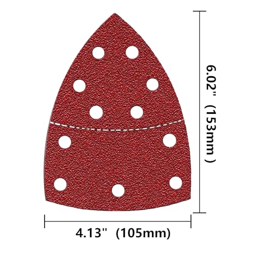 60pcs Sandpaper for Skil Detail Sander