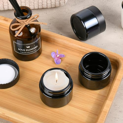 Glass Jars with Lids (24 Count)