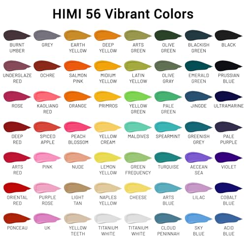 HIMI Gouache Paint Set (56 Fl Oz)