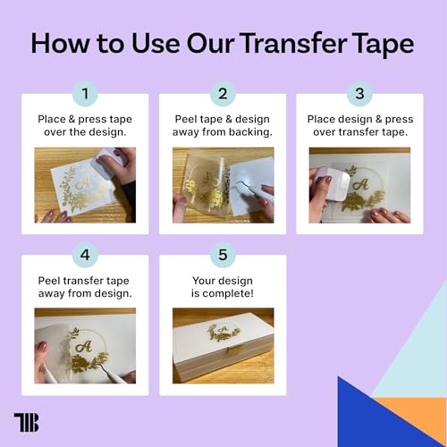 6" x 100' Roll of Clear Transfer Tape for Vinyl (100 Foot)