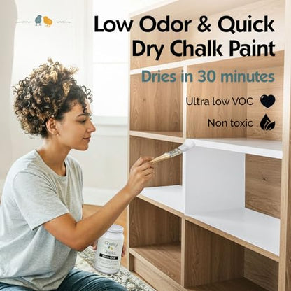 CottonTail 32 Fl Oz Chalk Paint for Furniture All in One