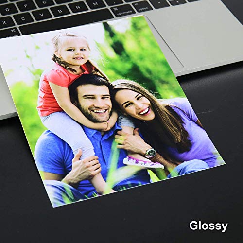 Photo Paper Resin Coated 8.5x11 In Glossy Photo Printer Paper 72lb (50 Count)