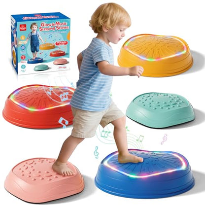 Light Up Musical Stepping Stones for Kids